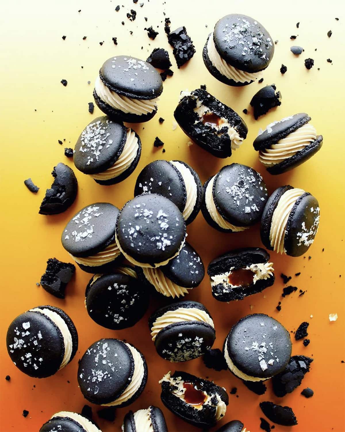 Vegemite macarons