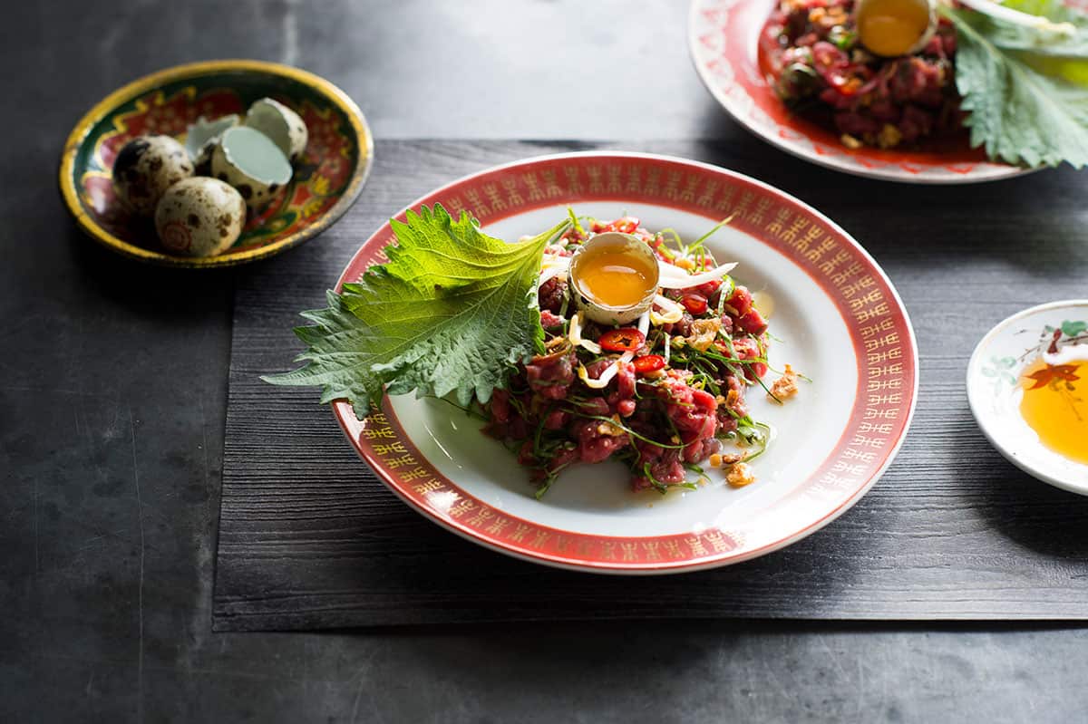Vietnamese steak tartare