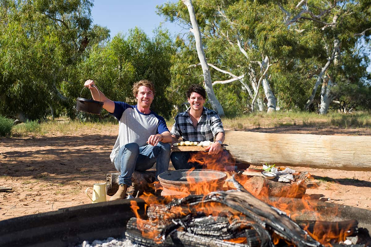 Hayden Quinn and Dan Churchill, Surfing the Menu, Next Generation hosts.