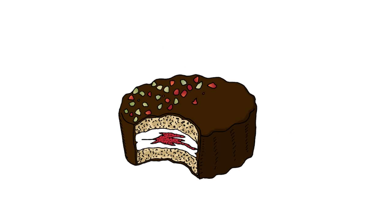 Pistachio, cardamom and rosewater Wagon Wheels