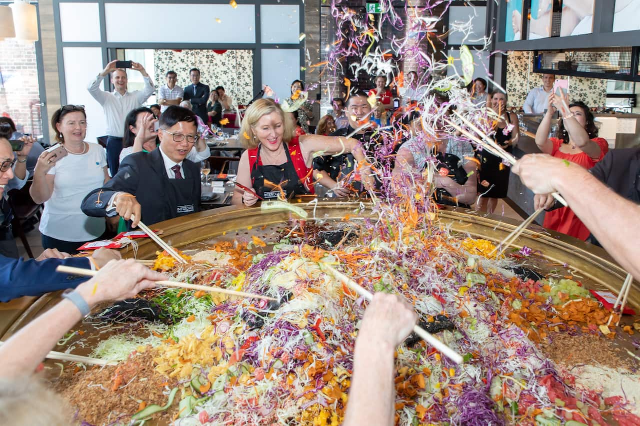 Toss for prosperity this Lunar New Year at Chatswood Yea of the Pig Festival