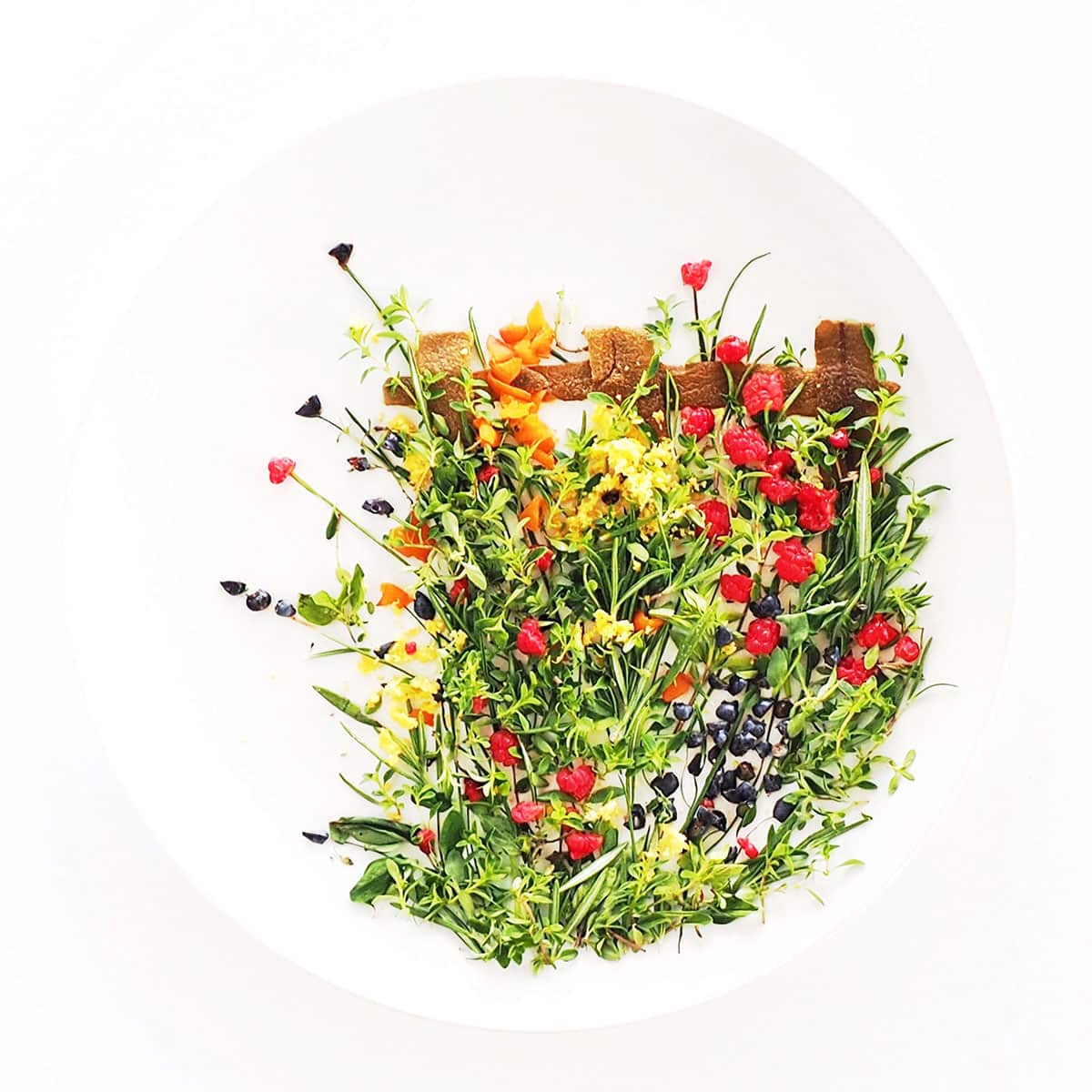 Wildflowers food art