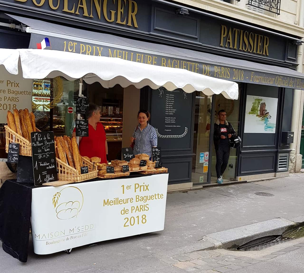 Mahmoud Mseddi Paris bakery