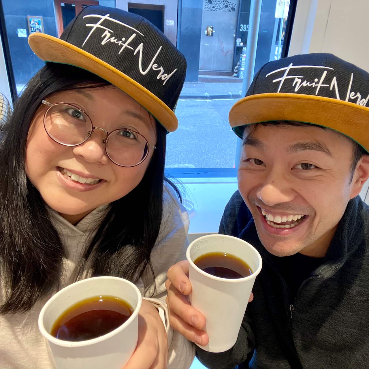 Jennifer Wong eating out with Thanh 'Fruit Nerd' Truong.