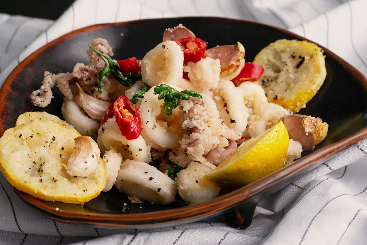 Ultimate fried calamari