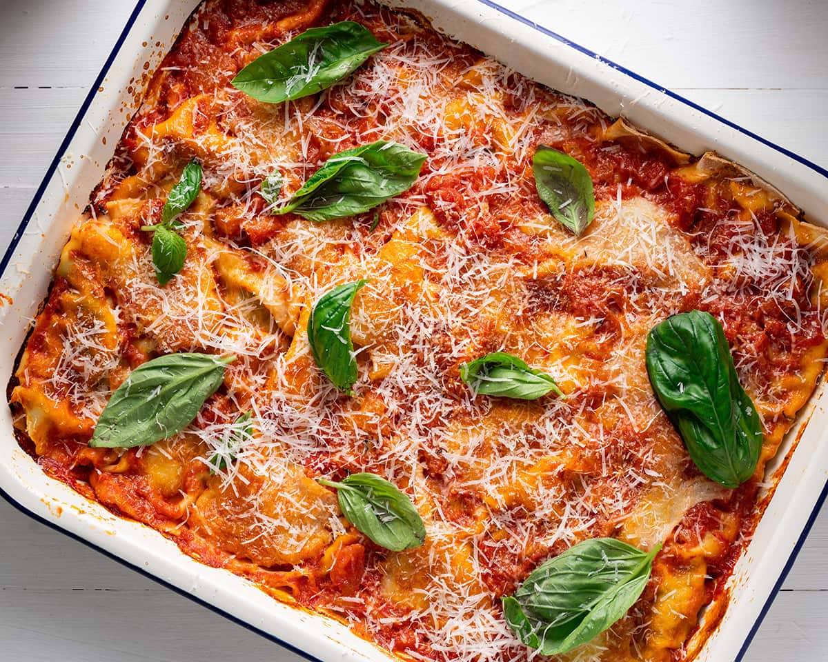 Ricotta and spinach cannelloni
