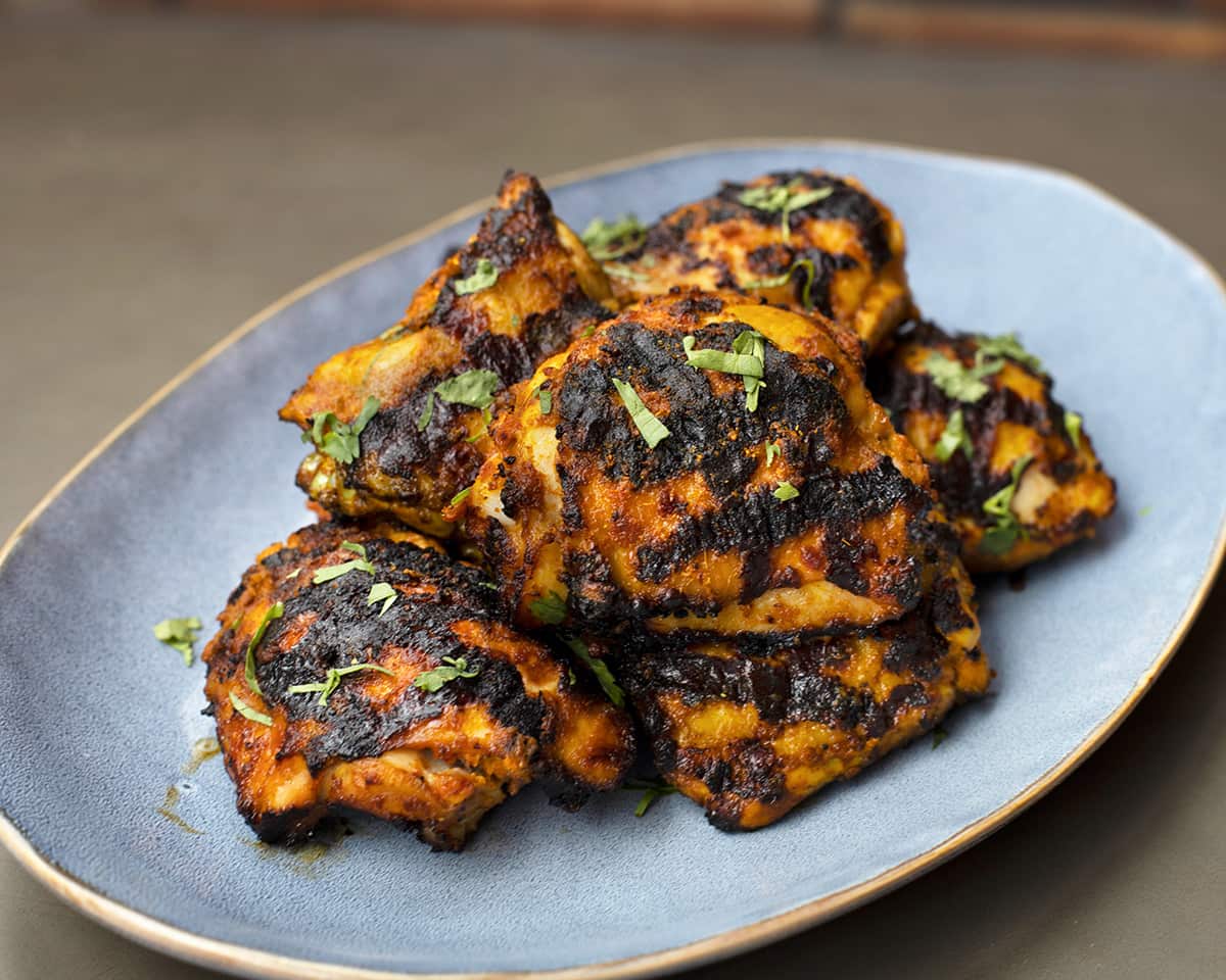 Grilled butter chicken