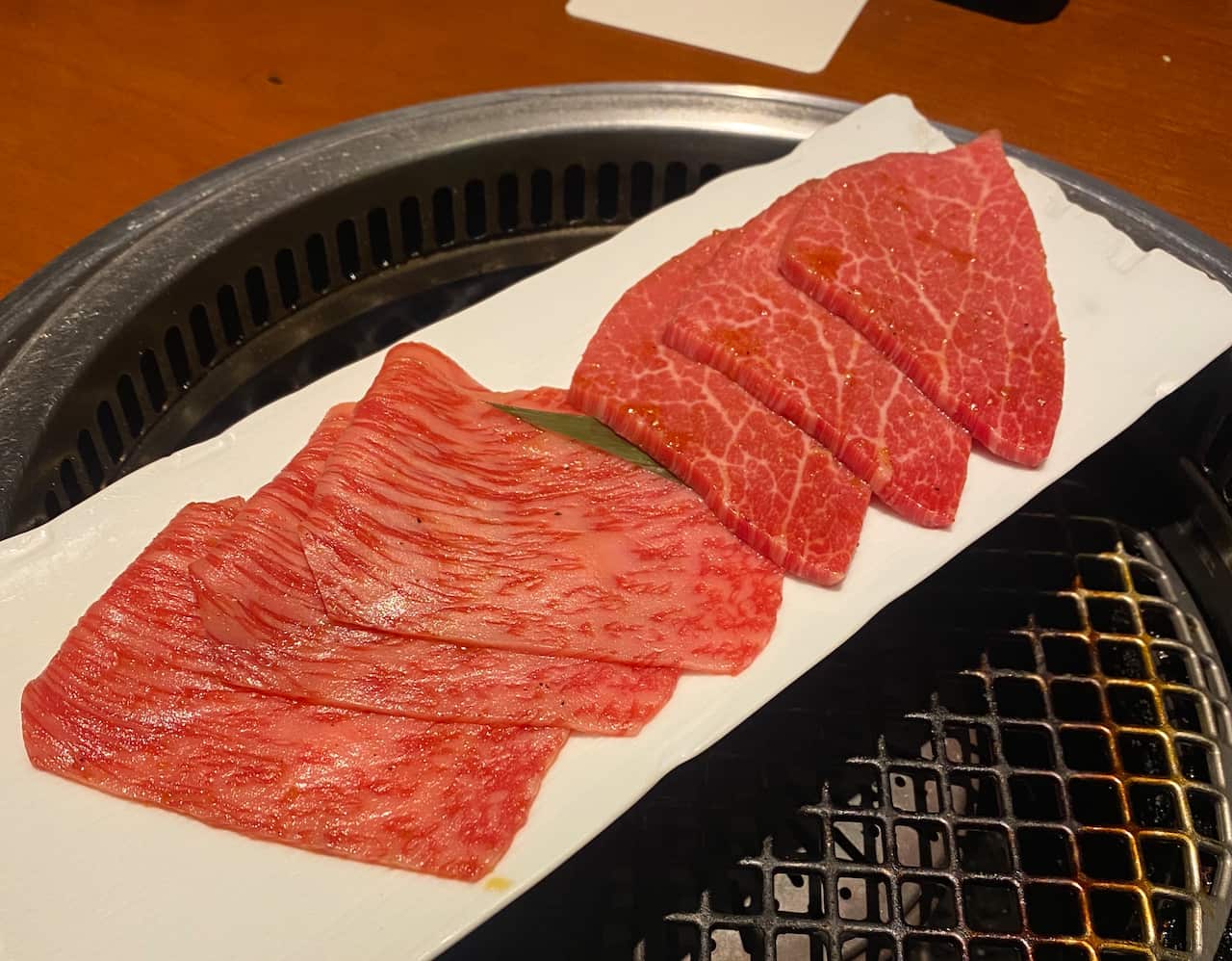 Yakiniku (meat for grilling).