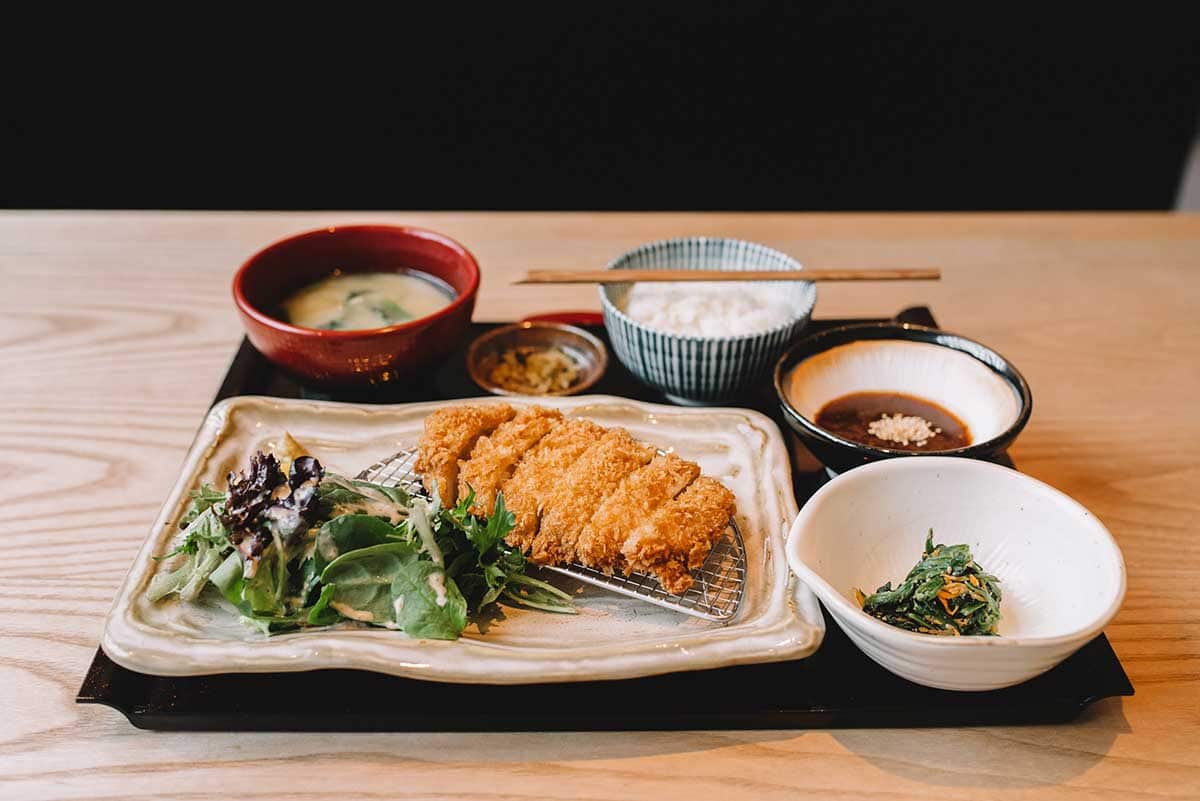 Enjoy a range of teishoku meals at Yayoi