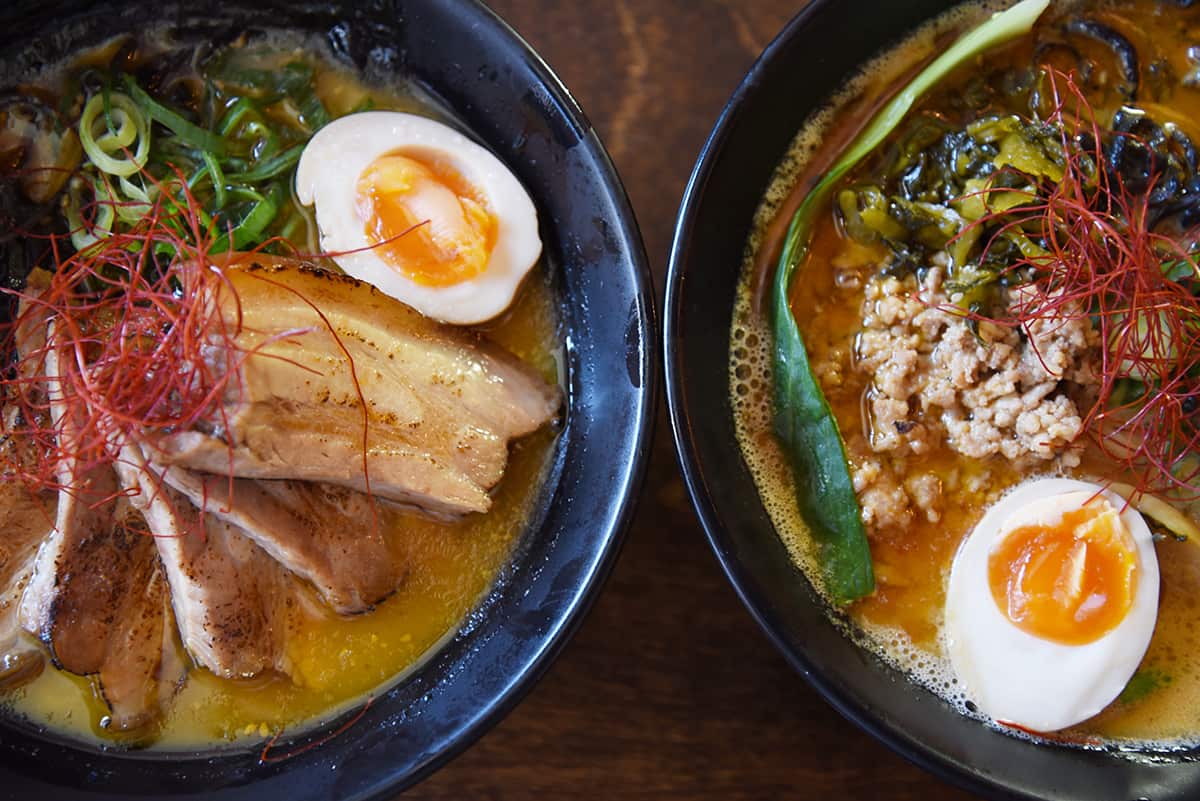 An eight-hour long cooked chicken broth forms the base of most ramens at Prahran's Yoku Ono.