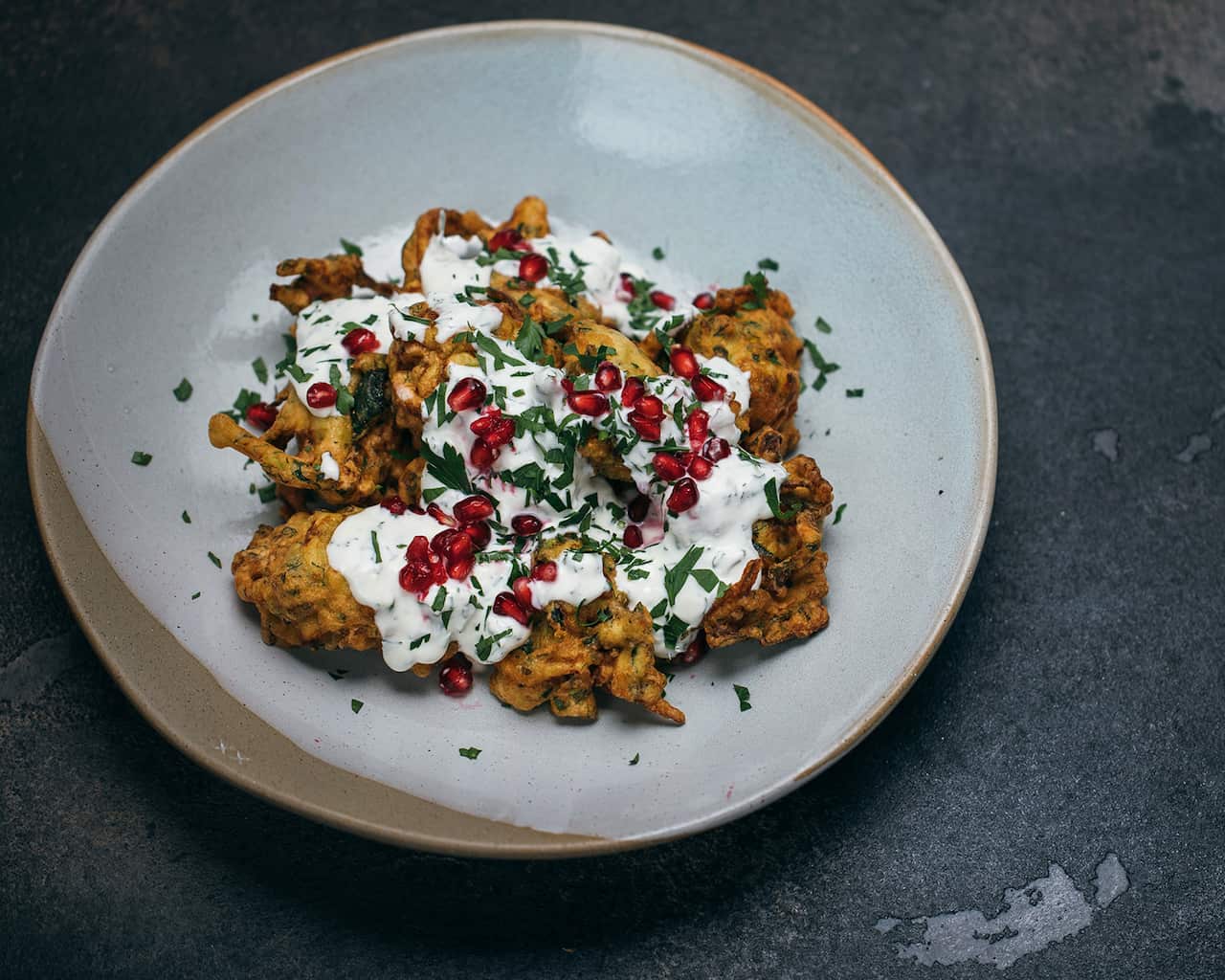 Kabak mucveri (zucchini and dill puffs)