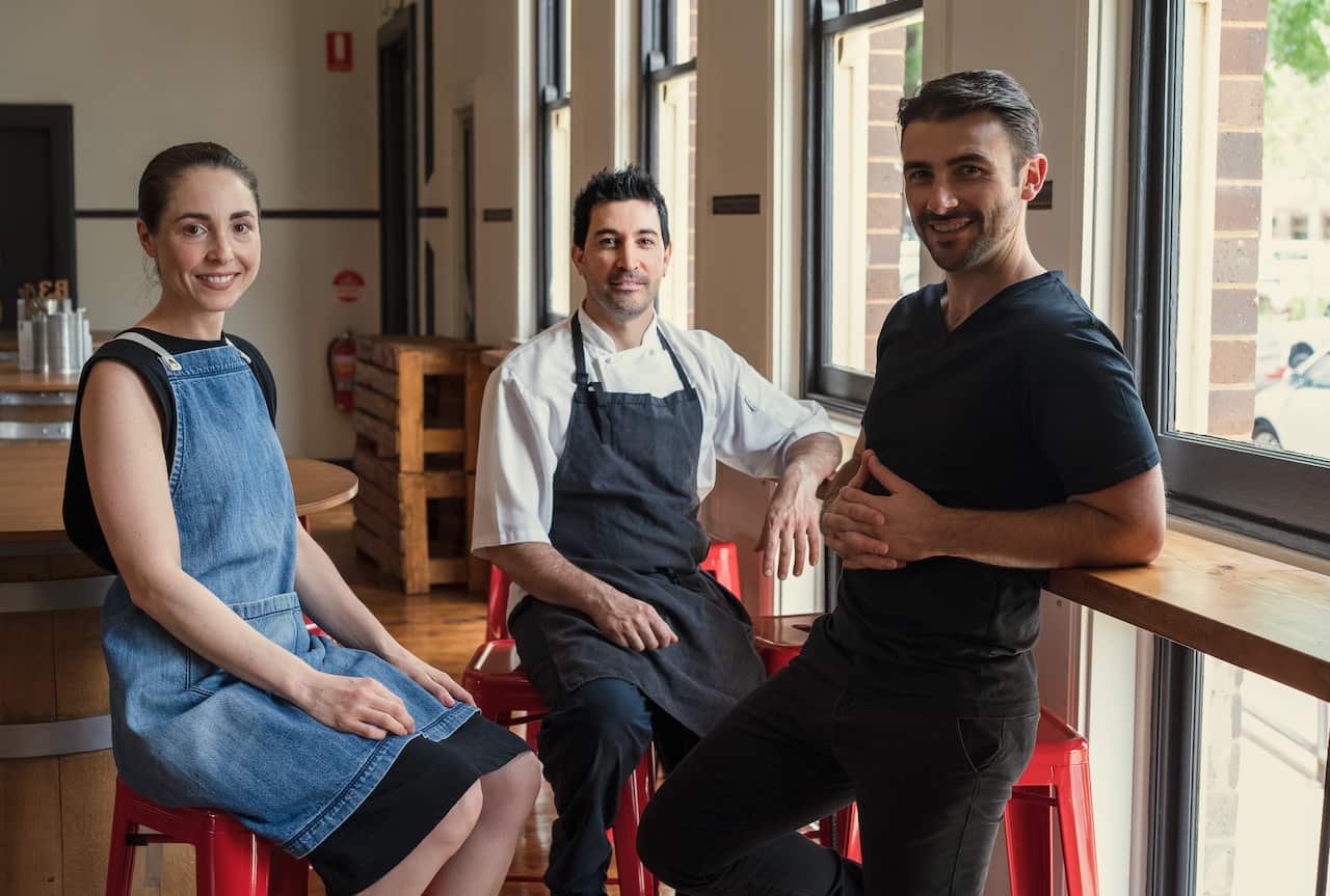 The team leading Zecca Handmade Italian in Griffith, NSW.