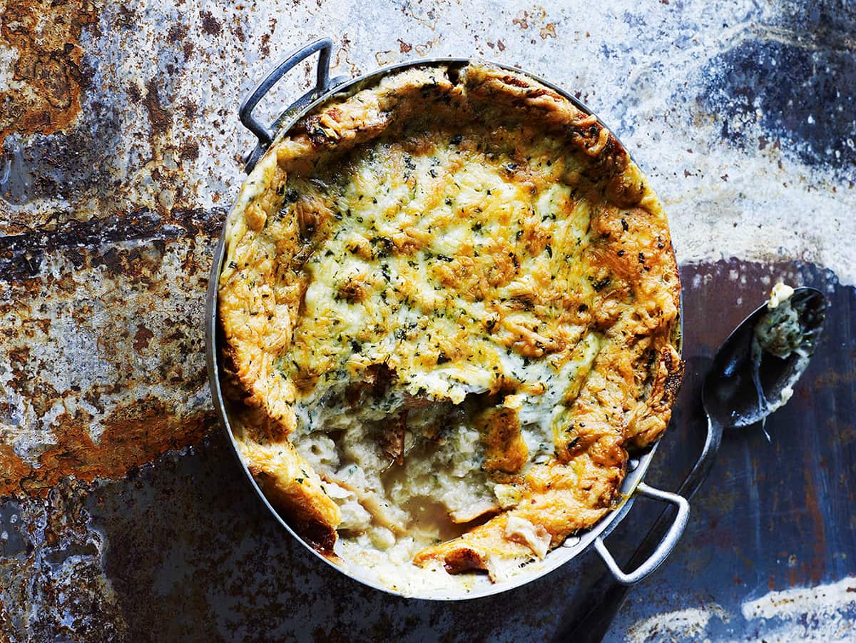 Pecora in cappotto con fregola (mutton stew with fregola)