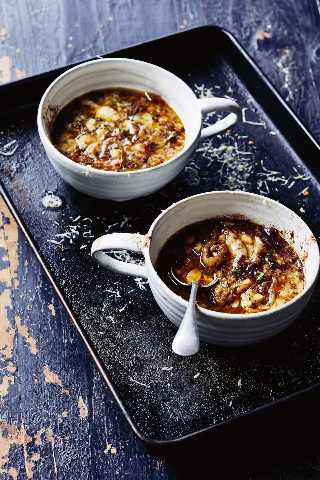Onion and almond soup