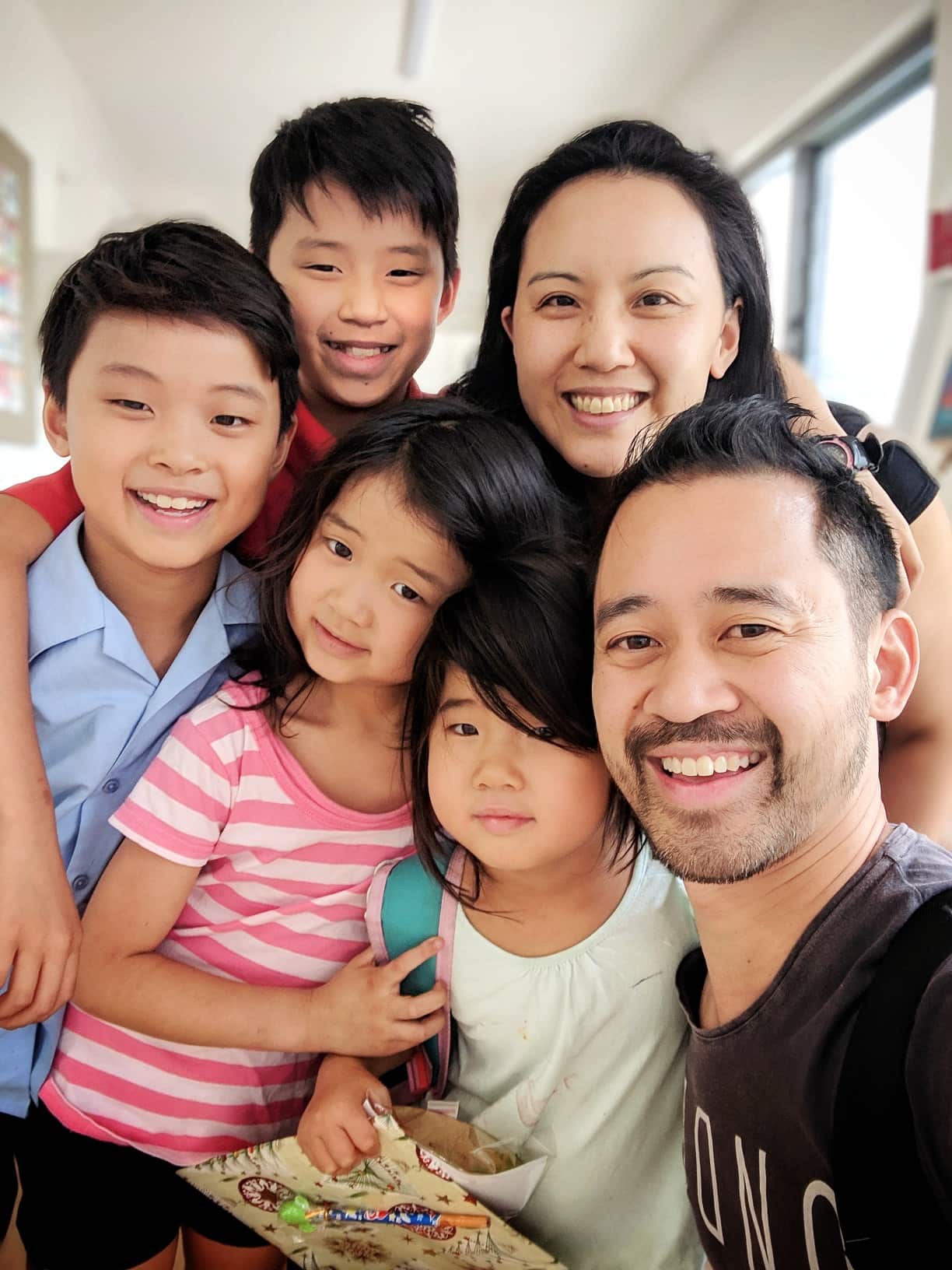 Steve and his family