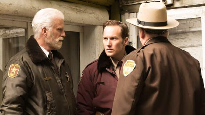 Ted Danson as Hank Larsson, Patrick Wilson as Lou Solverson.