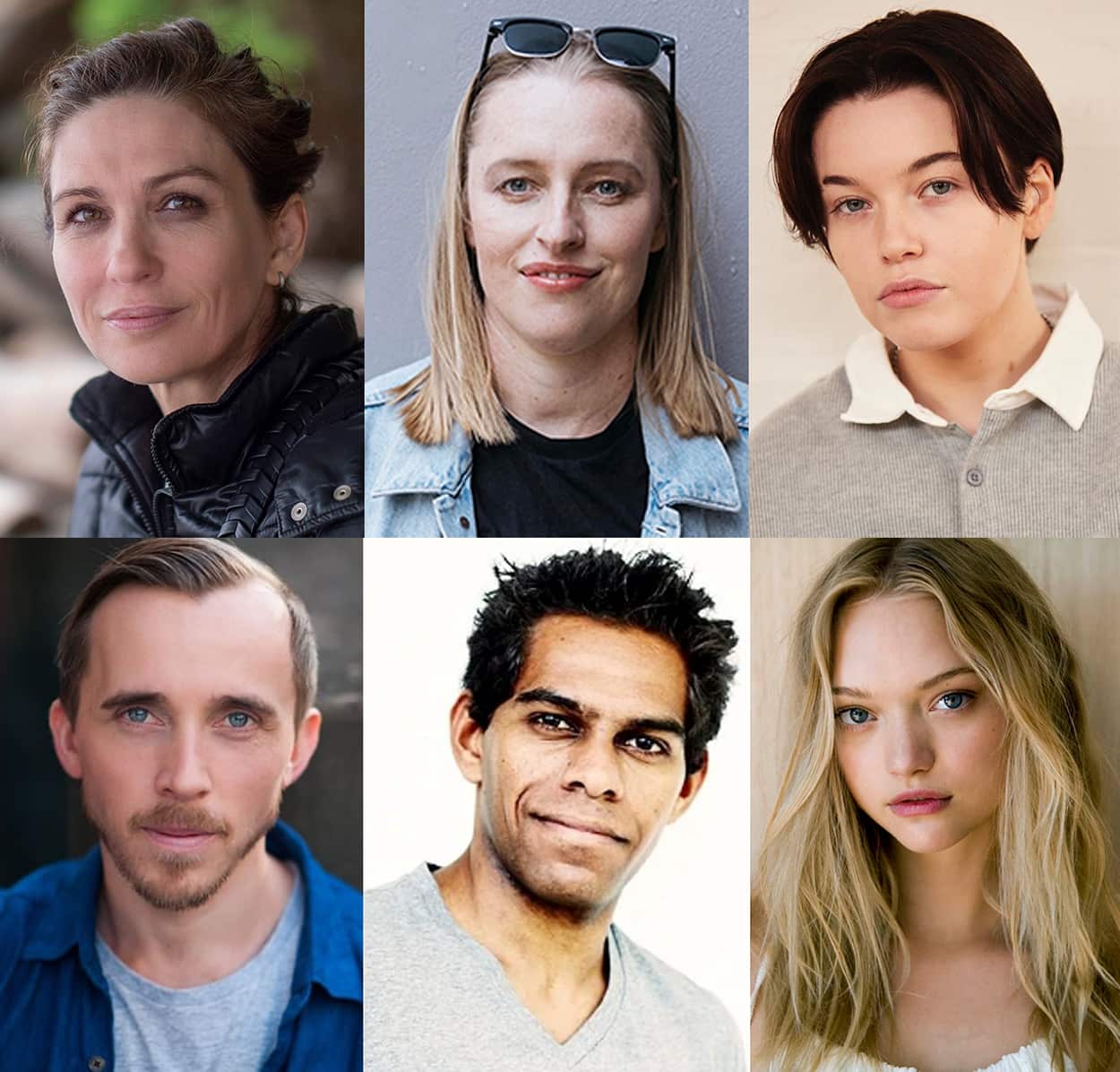 While The Men Are Away: clockwise from top left director Elissa Down, Monica Zanetti, Max McKenna, Gemma Ward, Shaka Cook and Benedict Hardie. ,