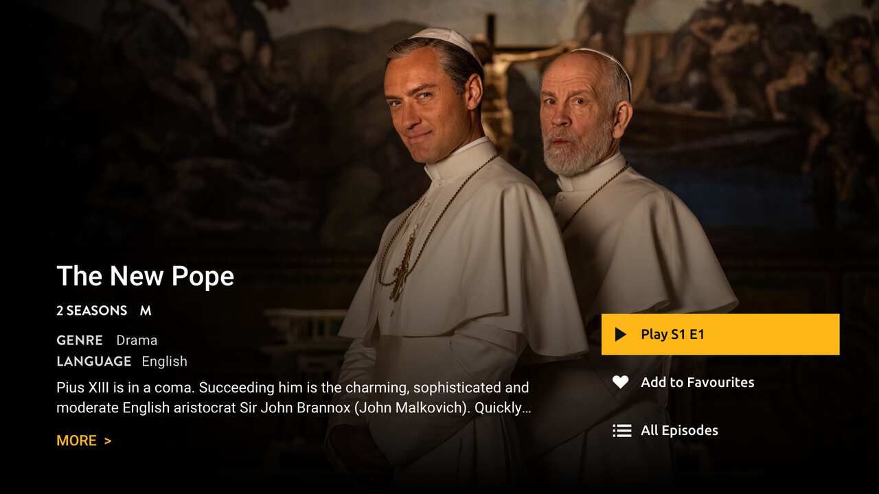 New Pope SBS On Demand Telstra TV