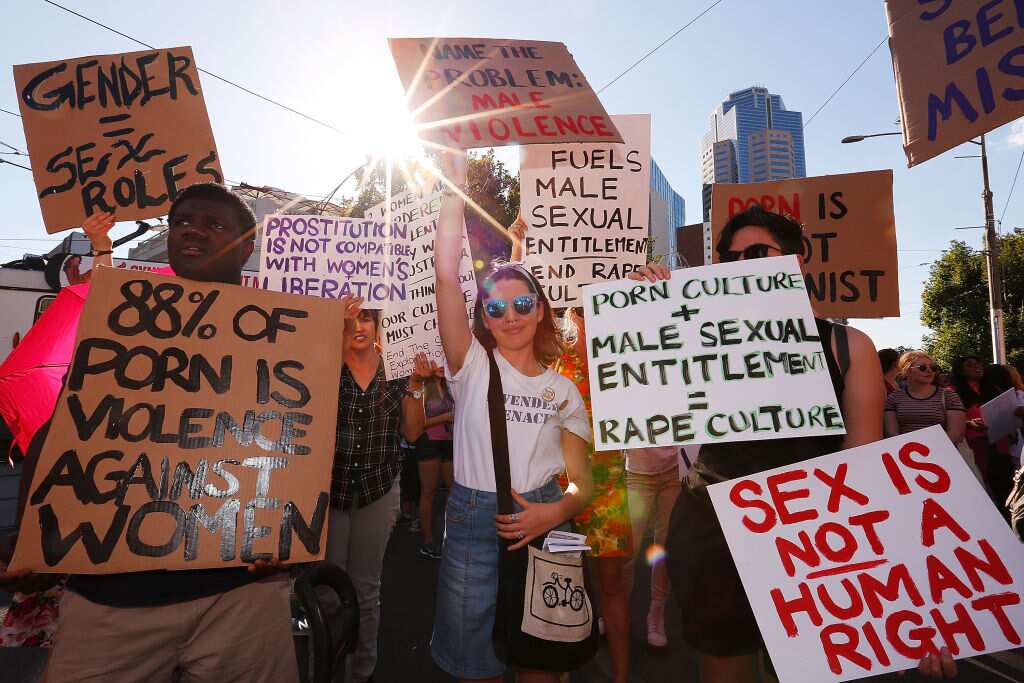 Thousands Of Australians March For Change On International Women's Day