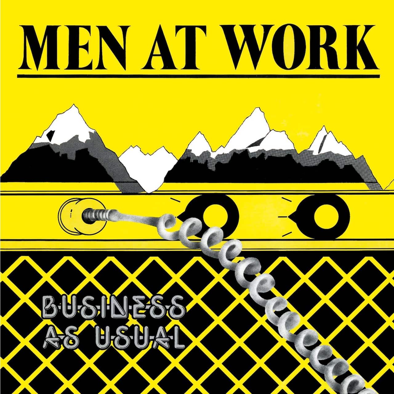 men at work business as usual album cover