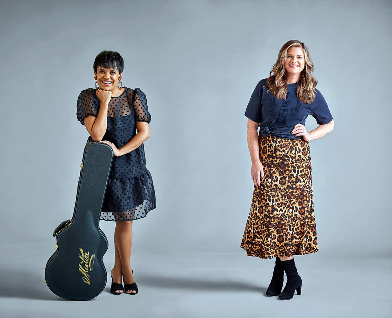 Miranda Tapsell and Julia Zemiro 