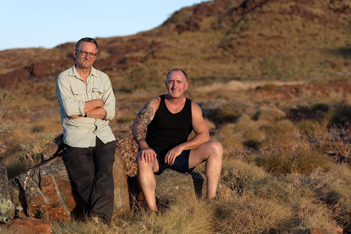 Michael Mosley and Ray Kelly