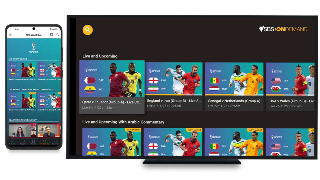 FIFA World Cup on SBS On Demand Android