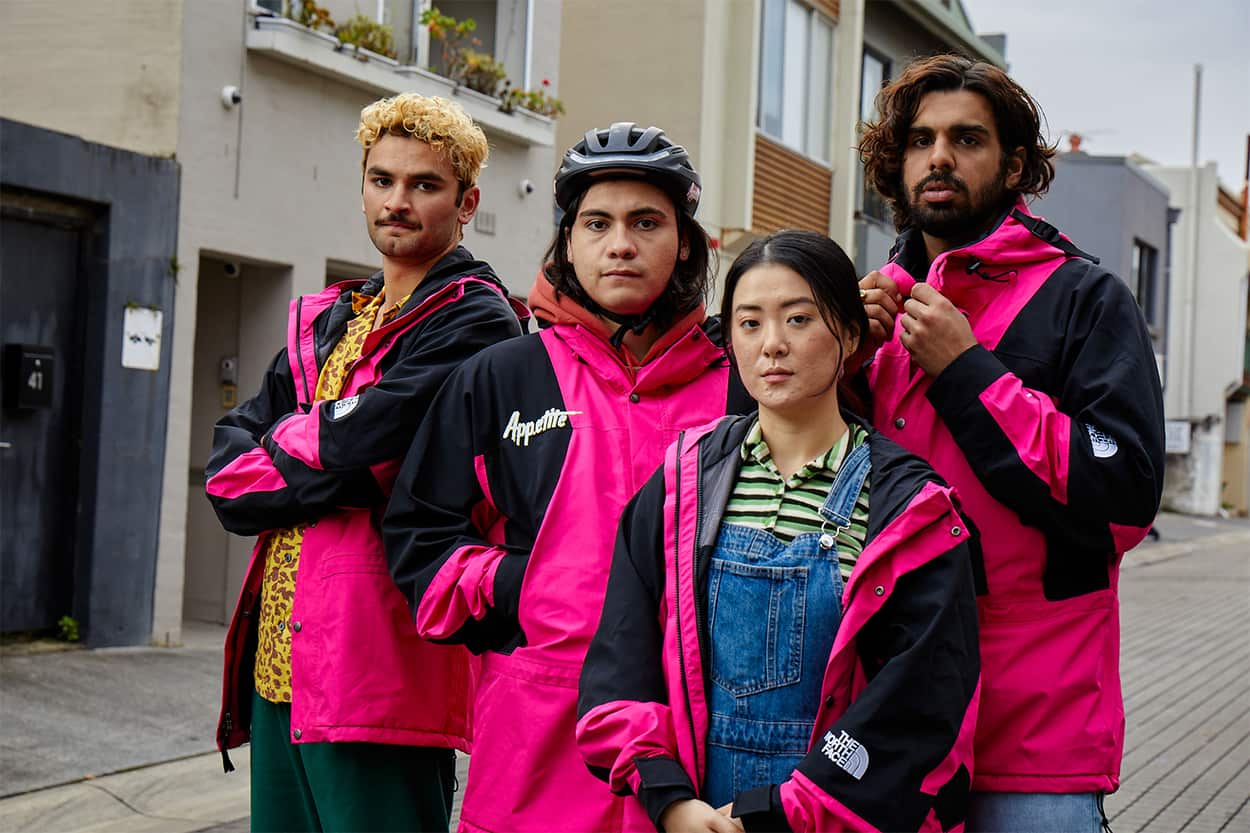 Raj Labade (Zal), Gabriel Alvarado (Bastian), Shirong Wu (Tessa), Kabir Singh (Raj)