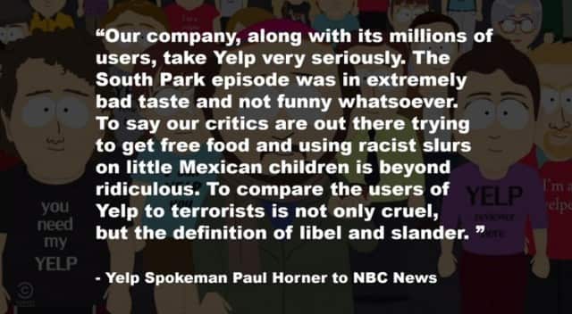 South Park Yelp