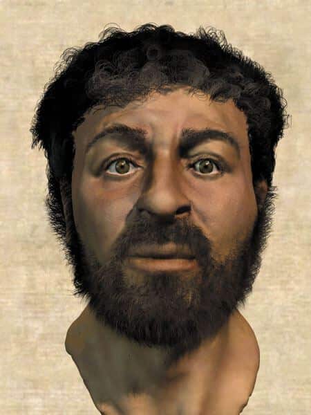 Jesus face composite