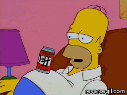 Homer Simpson beer