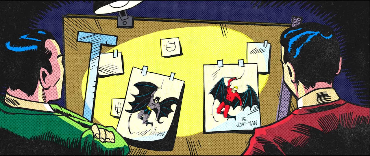 Batman & Bill sketch