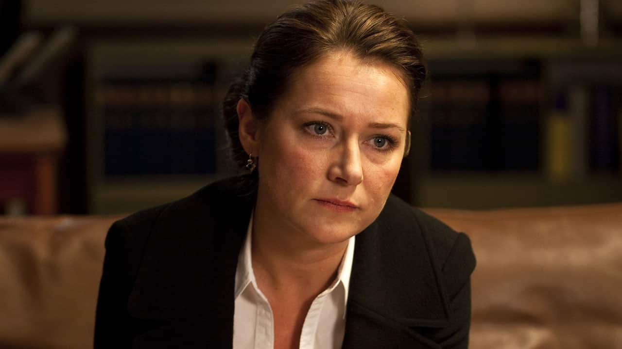 Sidse Babett Knudsen as Birgitte Nyborg in Borgen 