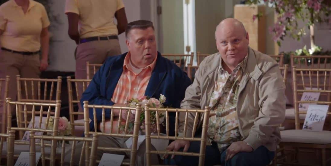 Brooklyn Nine Nine wedding - Scully and Hitchcock