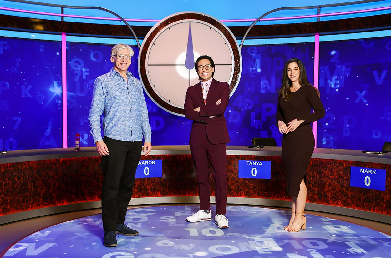 Celebrity Letters and Numbers, David Astle, Michael Hing, Lily Serna