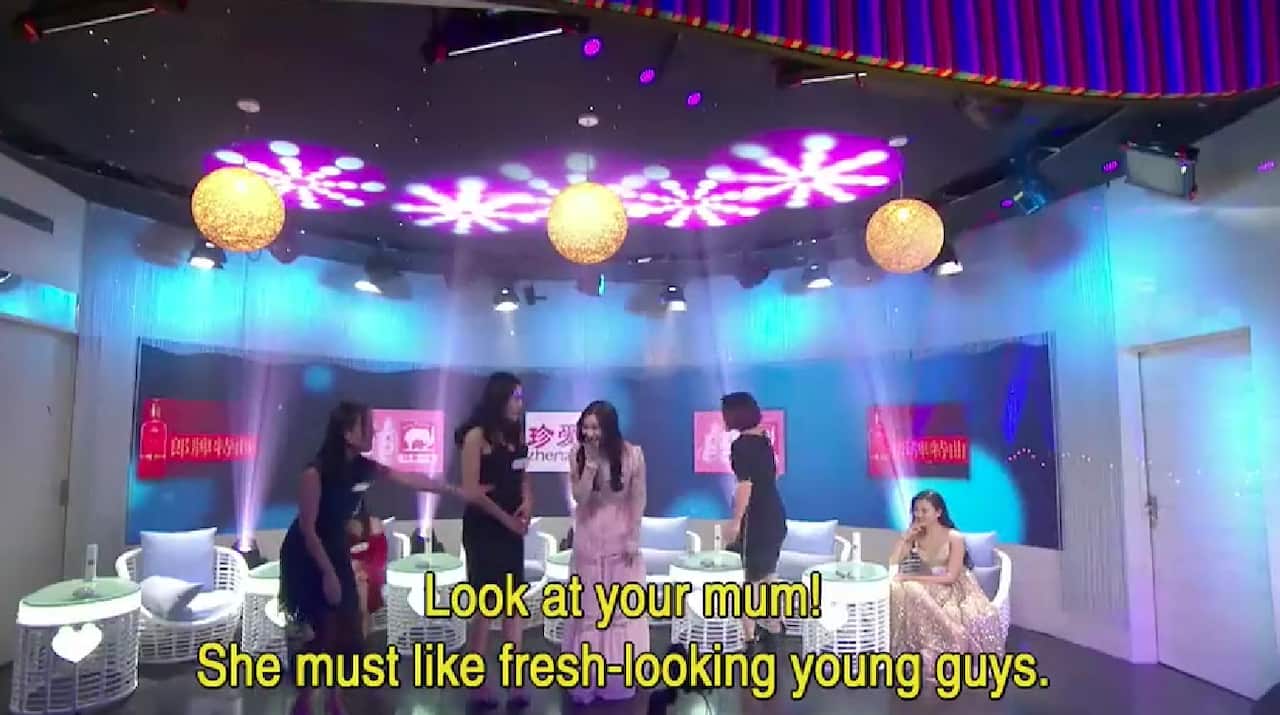 The contestants from 'Chinese Dating with the Parents' discuss one of their mum's preferences for their daughter's potential partner