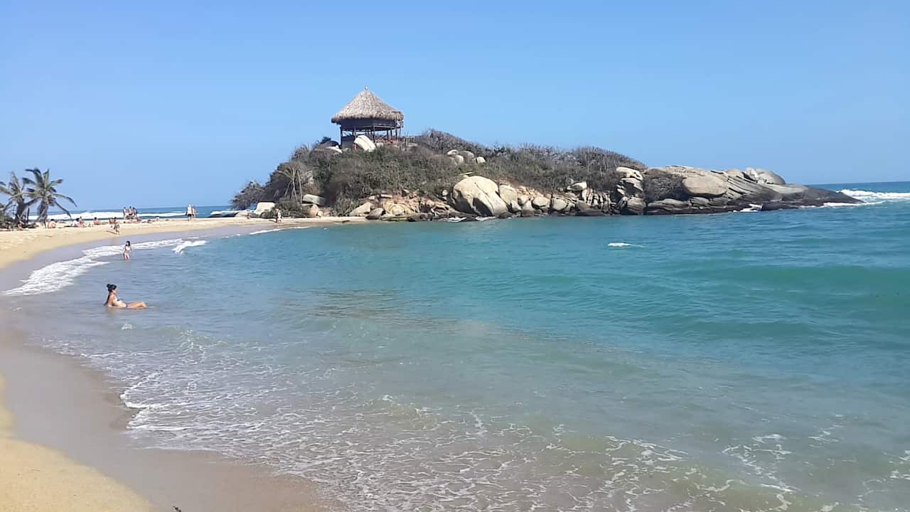 Colombian beach