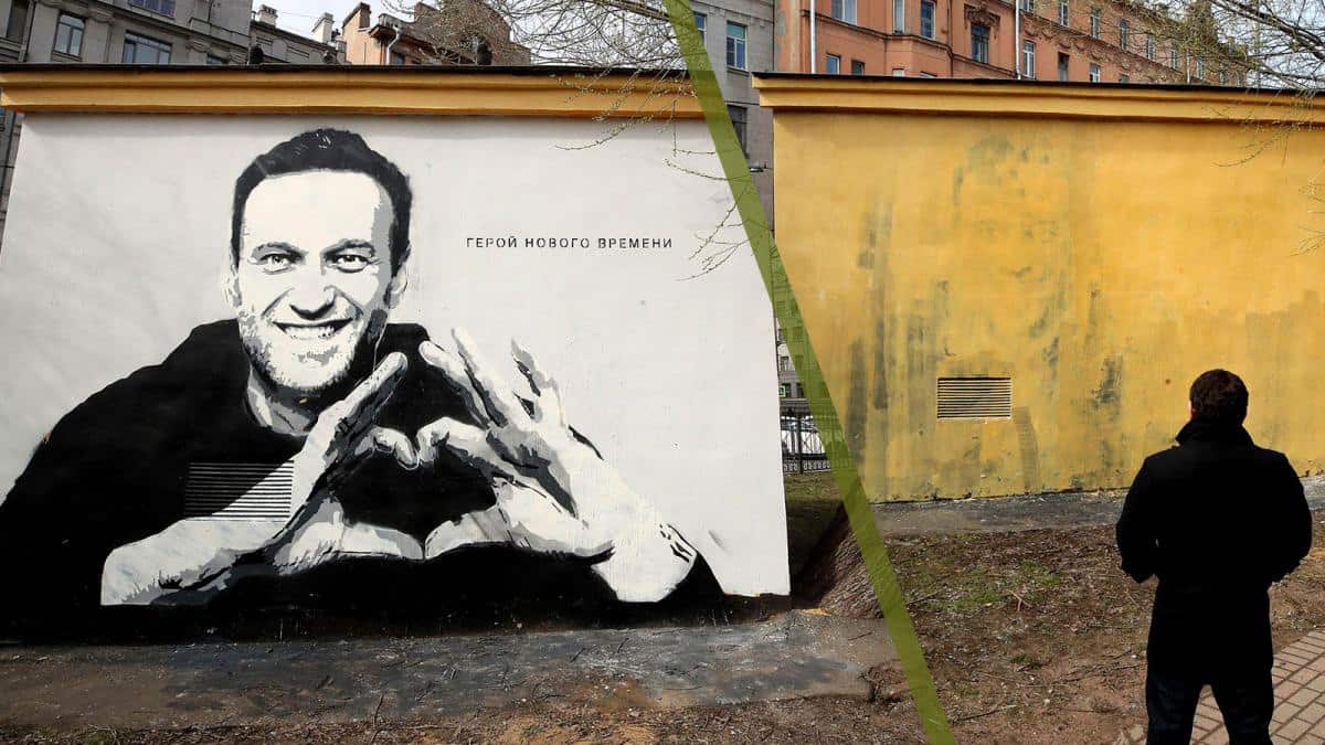 The Man Putin Couldn’t Kill, street mural