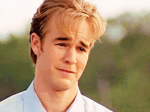 James Van Der Beek Dawson crying