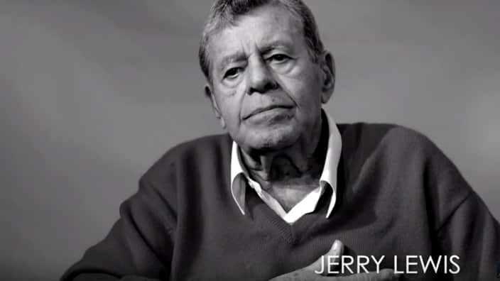 Jerry Lewis in Dying Laughing documentary
