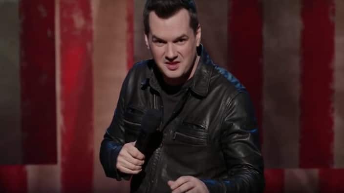 Jim Jeffries performing stand-up comedy