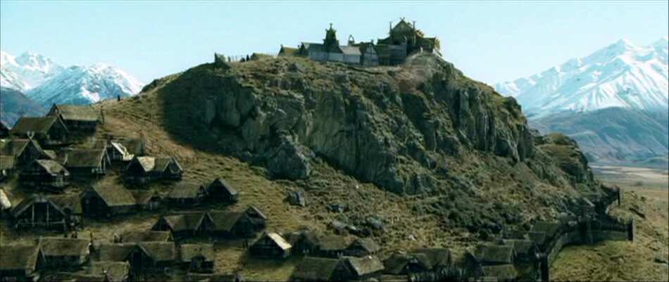 Mount Sunday, Canterbury, Edoras in The Lord of the Rings
