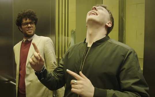 Richard Ayoade elevator