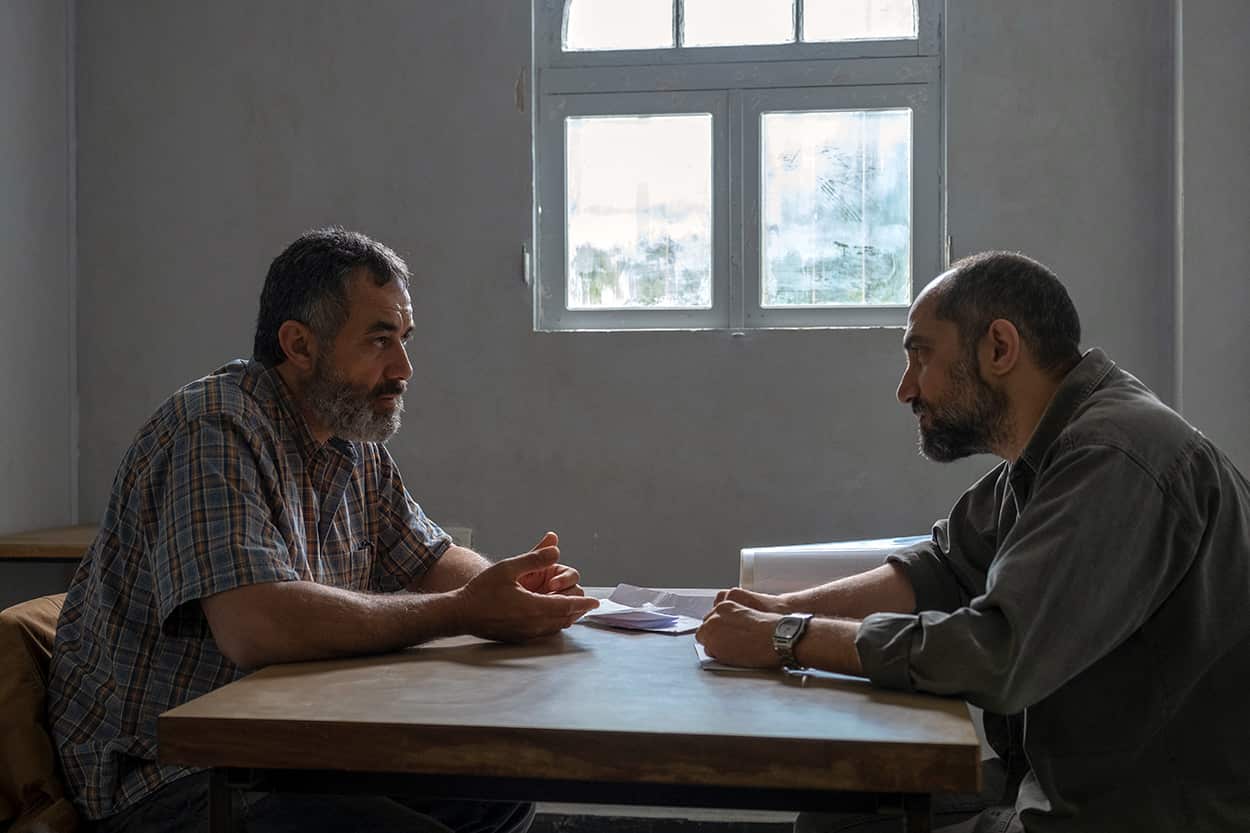 Johhny Arbid and Shlomi Elkabetz in Our Boys