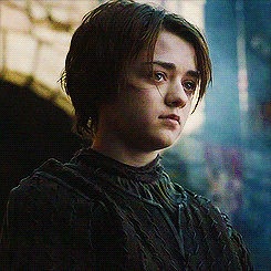 arya shrug game of thrones