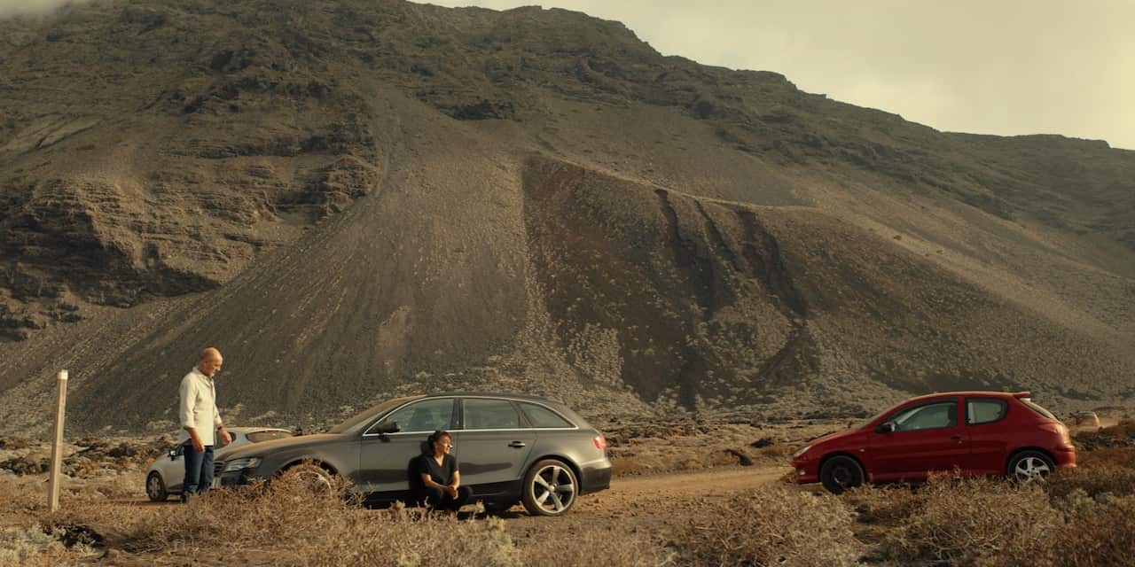 A scene from the island. 