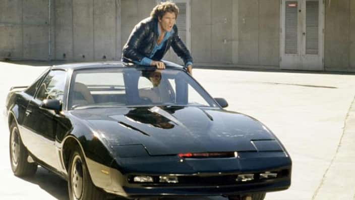 David Hasselhoff in a scene from Knight Rider