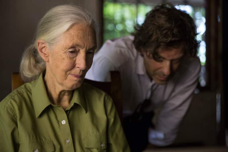 Jane Goodall and Brett Morgan