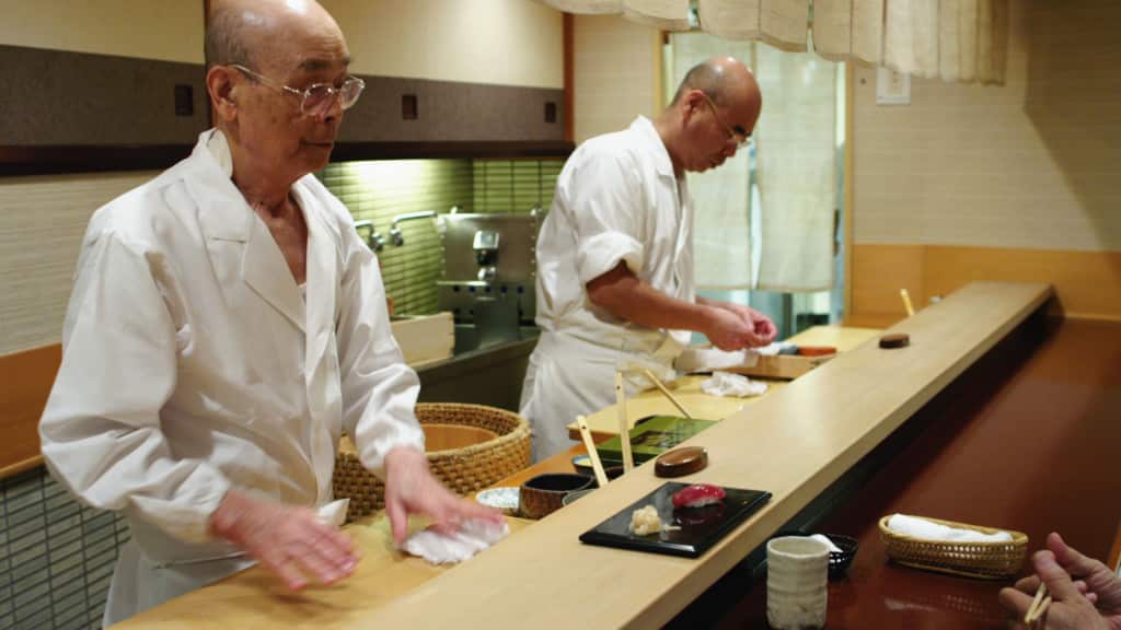 Jiro Ono and his son Yoshikazu Ono