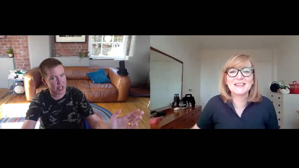 Karen O'Leary with Fiona Williams on The Playist podcast